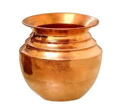 หม้อทองแดง Lota Kalash,หม้อดีไซน์ Om สำหรับวัดพูจาที่บ้านและสำนักงาน - Product Image 4