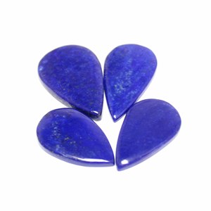 Lapis-lazuli naturel, cabochon lisse, taille 25x16 mm à 28x17 mm, pierre précieuse en vrac - Product Image 3