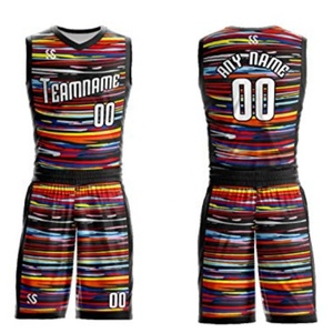 Conjunto de uniforme de baloncesto personalizable para hombre 2019, ropa deportiva transpirable, opción de talla grande, camisetas de baloncesto para niños para la universidad - Product Image 5