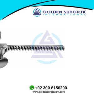 Écarteur et contrainteur de côtes Sellors pour thoracotomie avec lames pivotantes, instruments de chirurgie cardiaque - Product Image 3