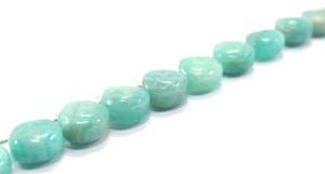 Natural Amazonite Gemstone 16 Pieces Smooth Heart Shape Briolette Beads for DIY Bracelet Necklace Jewelry Making - Product Image 3