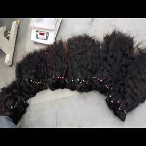 Factory Vendor Virgin Indian Remy Human Hair Extension Bundles Wholesale 100% Indian Virgin Sew in Weave with Closure - Product Image 2