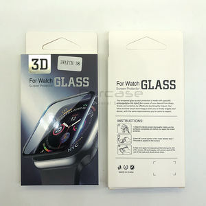 Couverture de protection d'écran de montre incurvée 3D pour <span class=keywords><strong>Apple</strong></span> <span class=keywords><strong>Watch</strong></span> <span class=keywords><strong>44mm</strong></span> 40mm Iwatch écran en verre trempé de protection bord rond colle complète - Product Image 5