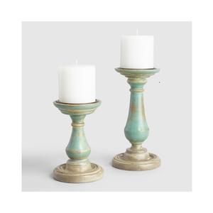 Support de bougie Votive rond en bois naturel, Design fait à la main, ensemble de support de bougie de taille personnalisée, décoration de mariage et de maison à vendre - Product Image 2