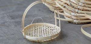 Panier en bambou en vente chaude, Vietnam, pas de quantité minimale, paniers de rangement, prix bas - Product Image 6