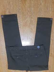 Pantalons de golf décontractés pour hommes, coupe droite, en tissu stretch teint en pièce, de qualité supérieure, vente en gros - Product Image 3