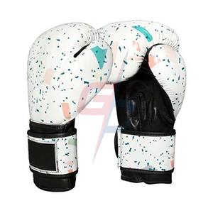 Boxing Speckled Bag Gloves, Speckled White, Small | Customizable mixed martial arts boxing gloves - Product Image 4