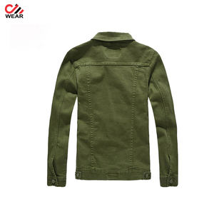 Veste en Jean Denim de coton Polyester pour hommes, personnalisée, stylée, Hip-Hop, décontracté - Product Image 2