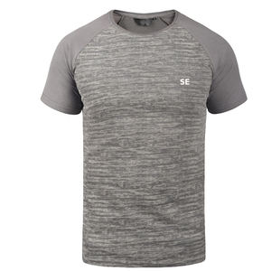 T-shirts unisexes à col rond et manches longues pour hommes, 100 % coton, logo imprimé personnalisé, séchage rapide et respirant, vente en gros - Product Image 4