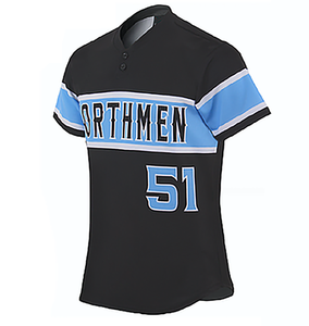 Venta al por mayor por encargo de alta calidad nuevo modelo de ropa deportiva Diseña tu propio uniforme de media manga de softbol cómodo fácil transpirable - Product Image 2