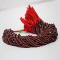 3mm 4mm Naturel AAA Mozambique Rouge Grenat Perles Rondelle à Facettes Forme Directe Fabricant Taille Personnalisée Disponible