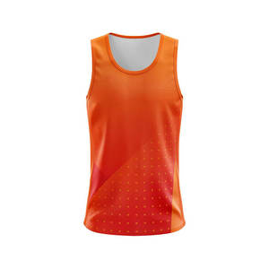 Débardeur de sport pour homme personnalisable séchage rapide anti-boulochage respirant tricoté maillots dentelle bouton décoration décontracté - Product Image 3