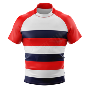 Uniforme de Rugby 100% Polyester, tissu imprimé numérique, vêtements d'équipe, maillot de rugby, Sublimation personnalisée, vêtements de Football - Product Image 3