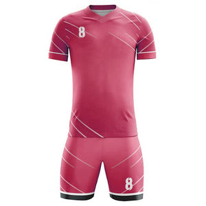 Ensemble de maillots et shorts de football en polyester à 100% Uniformes de sublimation fabriqués au Pakistan Prix bon marché à vendre - Product Image 1