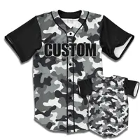 เสื้อเจอร์ซี่เบสบอลสำหรับผู้ชาย,เสื้อเบสบอลกลิตเตอร์สีน้ำเงินพิมพ์ลายผ้าฝ้ายสีดำหรูหราเสื้อเจอร์ซี่เบสบอลแบบติดกระดุมเปล่า
