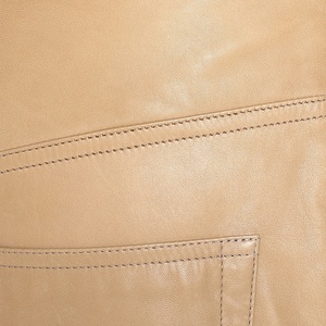 ผู้หญิงหนังกระเป๋า Patch กางเกง - Product Image 4