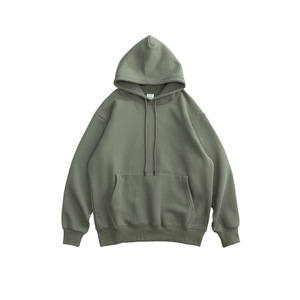 Vente en gros de sweats de survêtement à capuche avec logo personnalisé sweat-shirt à capuche vierge pour hommes avec impression unisexe en relief uni - Product Image 6
