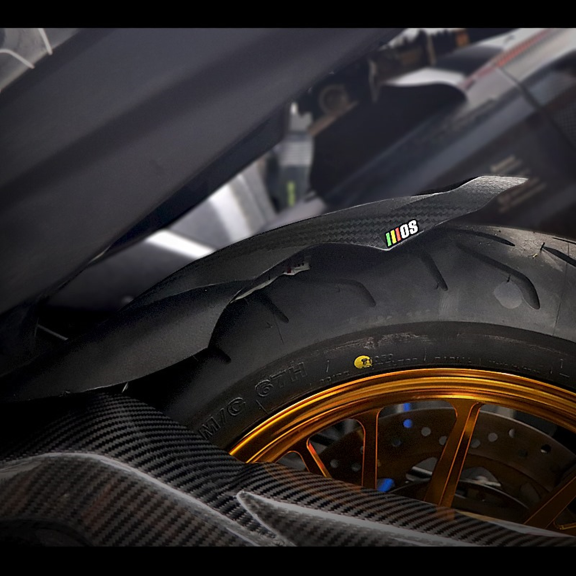 MOS Rear Fender for Yamaha TMAX 530 (2017-2019) & TMAX 560 (2020