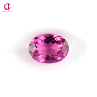 1.36 carats 100% naturel tourmaline rose de haute qualité pierre précieuse en vrac 8x6mm ovale à facettes pierre précieuse fournisseur en gros