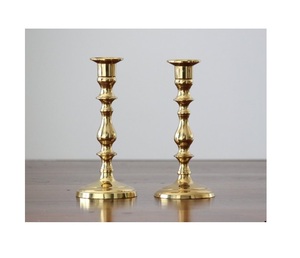 <b>BRASS</b> <b>CANDLESTICK</b> TAPER CANDLE HOLDER BRASSWORLD INDIA - Product Image 1