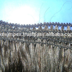 Meilleure vente extensions de cheveux humains crus indiens de qualité 12A 100% cheveux de tissage non transformés de la source de cheveux crus du temple - Product Image 2