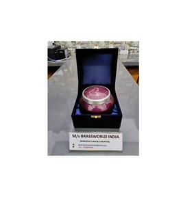 Odyssey <b>Pet</b> Cremation Urn Purple with <b>Running</b> Horse American Style Brassworld India Adult Funeral Supplies Metal Urn - Product Image 1