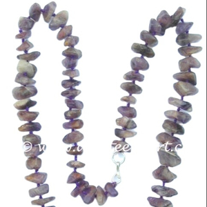 Venta al por mayor indio cutom hecho amatista Bagger collar y piedra semipreciosa exportador - Product Image 1