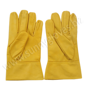 Gants de sécurité en cuir de vache fendu, pour la protection des mains, accessoire de travail - Product Image 4