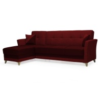 Ecksofa in L-Form, 3-Sitzer Schlafsofa, Moderner Europäischer Stil, Langlebig, mit Stauraum, Faltbar, Umweltfreundliche Stoffpolsterung, Verwandelbares Sofa