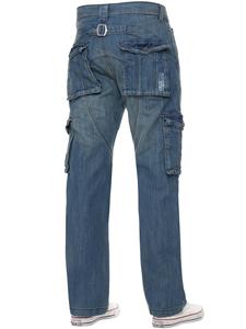 Mens Cargo <b>Jeans</b> Custom Trousers Heavy Duty <b>Work</b> Casual Big Tall Denim Pants for Men Multi Pockets Custom Made <b>Jeans</b> Pants - Product Image 3
