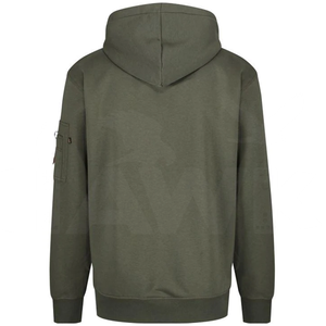 Sweat-shirt à capuche oversize personnalisé de style streetwear, 100% coton, écologique, séchage rapide, uni, en vrac, pour homme, pull d'hiver - Product Image 5