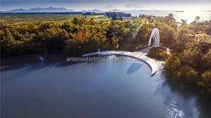 Plataforma Flotante de agua <span class=keywords><strong>Marina</strong></span>, tipo luna, precio de fábrica - Product Image 3