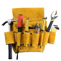 Haute qualité design personnalisé logo barbier étui en cuir pochette à outils ceinture à outils styliste cisailles hanche sac en cuir cisailles pochette de ceinture