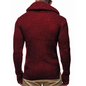 EVERGLOW-suéter de cuello alto con capucha para hombre, Jersey informal, Tops, sudaderas cálidas con guantes, liso, Otoño e Invierno - Product Image 2