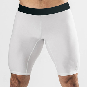 Pantalones cortos de compresión para hombre hechos a medida en diferentes colores, entrenamiento de gimnasio, boxeo, pantalones cortos de entrenamiento Mma lisos, moda al por mayor - Product Image 4