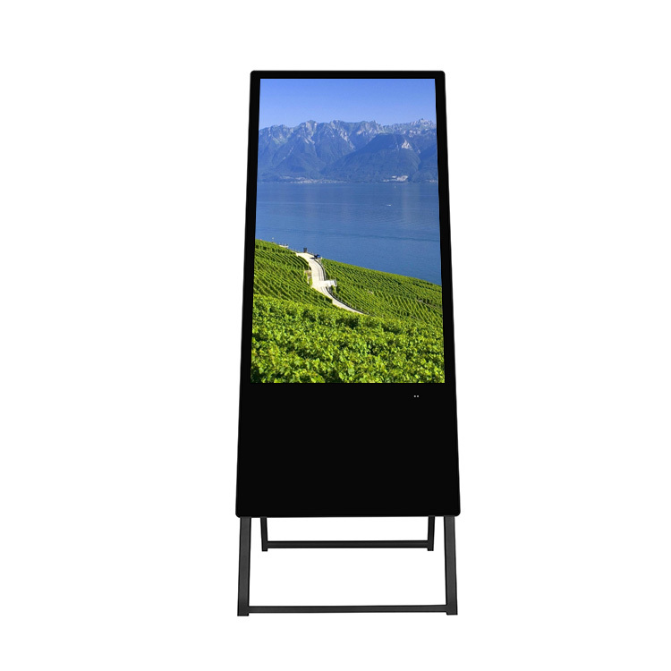 Portátil Digital pantalla LCD pantalla de publicidad plegable portátil Digital cartel para Centro Comercial/tienda