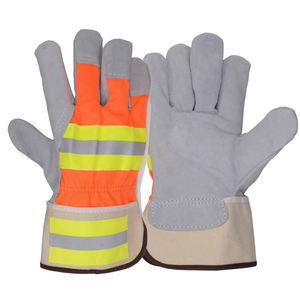 Guantes de trabajo de Palma de cuero, guantes de seguridad, paquistaní - Product Image 3