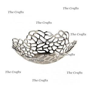 Aluminium Gold Color Food Serving <b>Bowl</b> With Highest Quality Round Shape Dessert <b>Snacks</b> Serving Decorative <b>Bowl</b> - Product Image 5