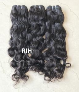 Extensión de cabello humano peruano malayo natural al por mayor indio alineado cutícula rizada virgen 20" - Product Image 4