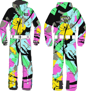 Traje Retro de esquí y nieve con diseño personalizado, traje de esquí con aislamiento sintético de alta calidad, carreras, senderismo y salto, precio al por mayor - Product Image 5