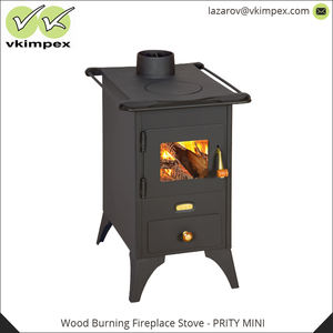 Poêle à bois en fonte, 76.9% efficacité et poids de 48 kg, meilleur prix, vente en gros - Product Image 2