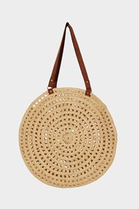 Sacs à main pour femmes en jute et coton à deux poignées et fermeture éclair, personnalisables avec logo, design écologique, doublure en PVC durable, motif à pois, forme tendance - Vente chaude - Product Image 4