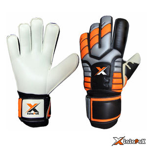Guantes de portero de fútbol profesional unisex logotipo personalizado impermeable correa de muñeca ajustable dedo completo para jugadores al aire libre - Product Image 2