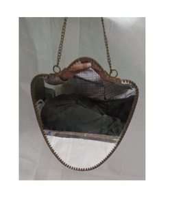 <b>Square</b> Vintage Mirror <b>Frame</b> Makeup Metal Mirror <b>Frame</b> for Home Hotel Living Room Decor - Product Image 5