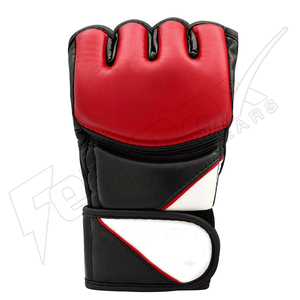 Gants poinçons de combat pour femme, fait sur mesure, de couleur noir et rouge, pour l'entraînement, MMA - Product Image 6