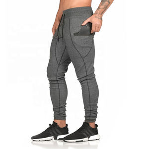 Personnalisé De Haute Qualité Hommes Pantalon Coton Polaire Tissu Vêtements de Gymnastique Pantalon Casual Jogging - Product Image 1