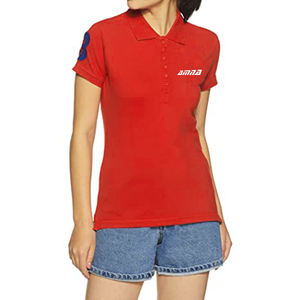 Camisetas Polo personalizadas para mujer, fabricante directo de fábrica, cortas hechas de algodón - Product Image 2