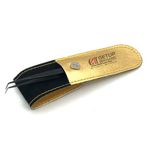 แหนบต่อขนตาสำหรับต่อปลายนาโนทำจากเส้นใยพลาสม่าสีดำ45องศาดีไซน์แบบมืออาชีพ - Product Image 3