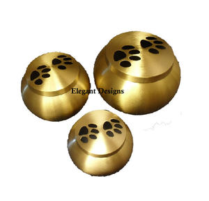 โกศโลหะสามชิ้นอุปกรณ์สำหรับงานศพทำด้วยมือปรับสีได้ตามต้องการสำหรับเก็บขี้เถ้า - Product Image 1