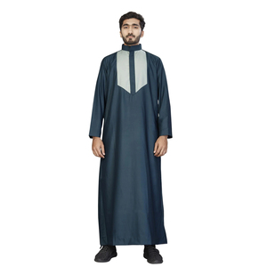 De alta calidad de algodón hombres islámicos traje de los hombres de la Arabia Saudita diseño largo Thobe ropa musulmana Jubbah hombres Thobe /Thawb - Product Image 1